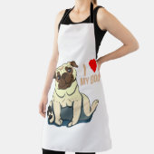 Ich Liebe mein Hund Schürze (InSitu)