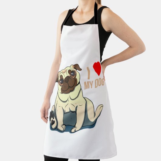 Ich Liebe mein Hund Schürze (InSitu)
