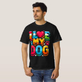 Ich Liebe mein Hund T-Shirt (Vorne ganz)