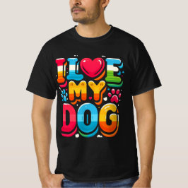 Ich Liebe mein Hund T-Shirt