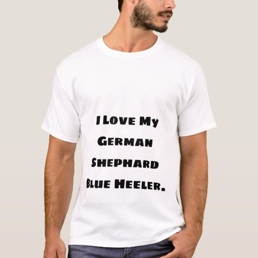 Ich Liebe mein Hund T-Shirt (Vorderseite)