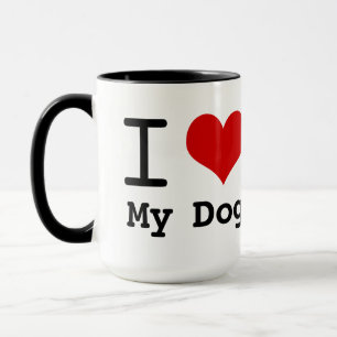 Ich Liebe mein Hund Tasse