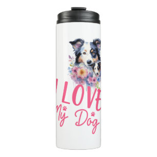 Ich Liebe mein Hund Thermosbecher