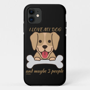 ICH LIEBE MEIN HUND UND VIELLEICHT 3 PERSONEN nied Case-Mate iPhone Hülle