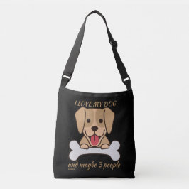 ICH LIEBE MEIN HUND UND VIELLEICHT 3 PERSONEN nied Tragetaschen Mit Langen Trägern