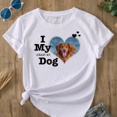 Ich Liebe mein Hund | Witziger Personalisierter Te T-Shirt