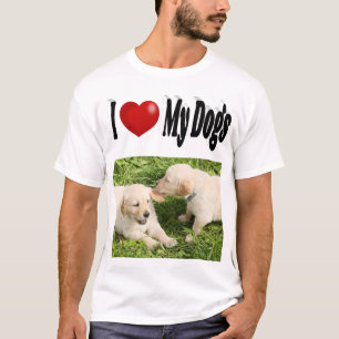 Ich Liebe mein Hunde-Foto T-Shirt