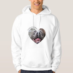 Ich Liebe mein Hundebüt-Foto Hoodie