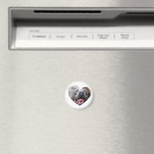 Ich Liebe mein Hundebüt-Foto Magnet (In Situ (Geschirrspüler))