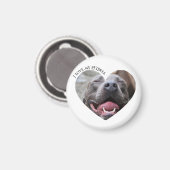 Ich Liebe mein Hundebüt-Foto Magnet (Vorderseite/Rückseite)