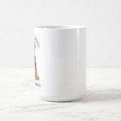 Ich liebe mein Hundemutter-Geschenk Kaffeetasse (Mittel)