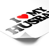ICH LIEBE MEIN HUSBAND FOTODRUCK (Ecke)