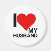 ICH LIEBE MEIN HUSBAND MAGNET (Vorne)