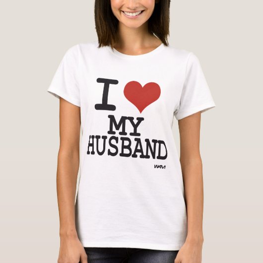 ICH LIEBE MEIN HUSBAND T-Shirt (Vorderseite)