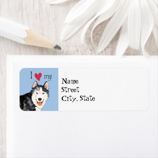 Ich Liebe mein Husky (Insitu)