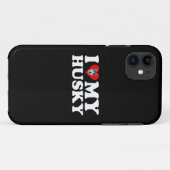 Ich Liebe mein Husky Case-Mate iPhone Hülle (Rückseite (Horizontal))