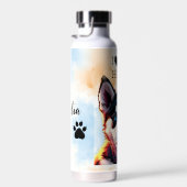 Ich Liebe mein Husky Personalisiert Trinkflasche (Rechts)