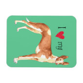 Ich Liebe mein Ibizan Hound Magnet (Horizontal)