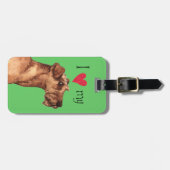 Ich Liebe mein Irisch Terrier Gepäckanhänger (Vorderseite horizontal)