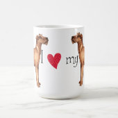 Ich Liebe mein Irisch Terrier Kaffeetasse (Mittel)