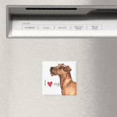 Ich Liebe mein Irisch Terrier Magnet (In Situ (Geschirrspüler))