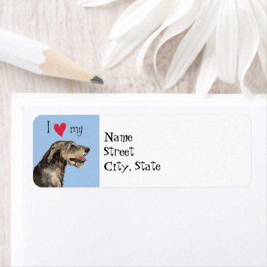 Ich Liebe mein Irisch Wolfhound (Insitu)