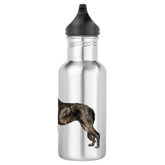 Ich Liebe mein Irisch Wolfhound Edelstahlflasche (Rechts)