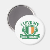 Ich Liebe mein irischer Freund Magnet (Vorderseite/Rückseite)