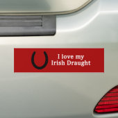 Ich Liebe mein Irisches Pferd Autoaufkleber (Auf Auto)
