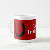 Ich Liebe mein Irisches Pferd Kaffeetasse (Vorderseite Links)