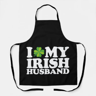 Ich Liebe Mein Irish Husband Couple St Patrick's D Schürze