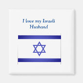 Ich Liebe mein israelisches Ehemann Magnet (Vorne)