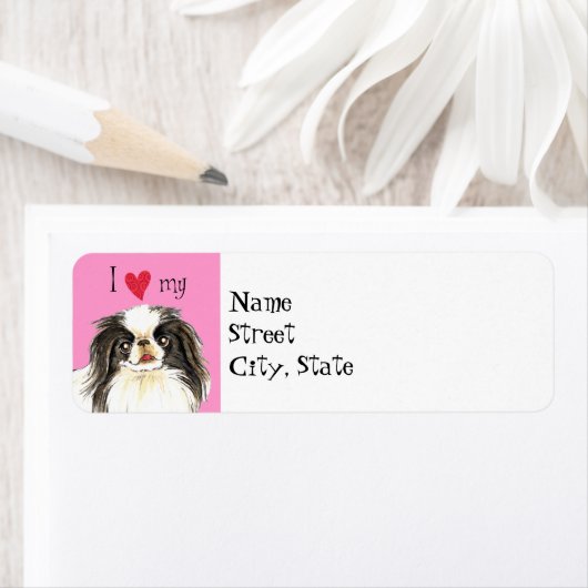 Ich Liebe mein japanisches Kinn (Insitu)