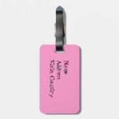 Ich Liebe mein Japanisches Kinn Gepäckanhänger (Rückseite vertikal)