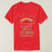 Ich Liebe mein Job Headstart Lehrer Rainbow Back t T-Shirt (Design vorne)