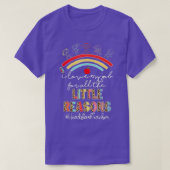 Ich Liebe mein Job Headstart Lehrer Rainbow Back t T-Shirt (Design vorne)