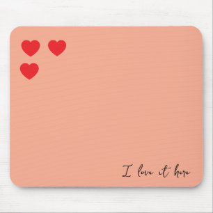 Ich Liebe mein Job-Mauspad Mousepad