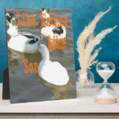 Ich Liebe mein Junge wie Vater wie Sohn Fotoplatte (Seite)