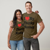 Ich Liebe mein kalter Affe T-Shirt (Unisex)