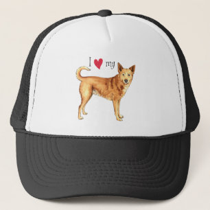 Ich Liebe mein Kanaan Hund Truckerkappe