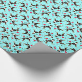 Ich Liebe mein Katahoula Leopard Hund Geschenkpapier (Ecke)