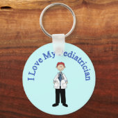 Ich Liebe mein Kinderarzt Schlüsselanhänger (Vorderseite)