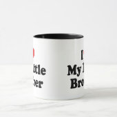 Ich Liebe mein kleiner Bruder Tasse (Zentrum)
