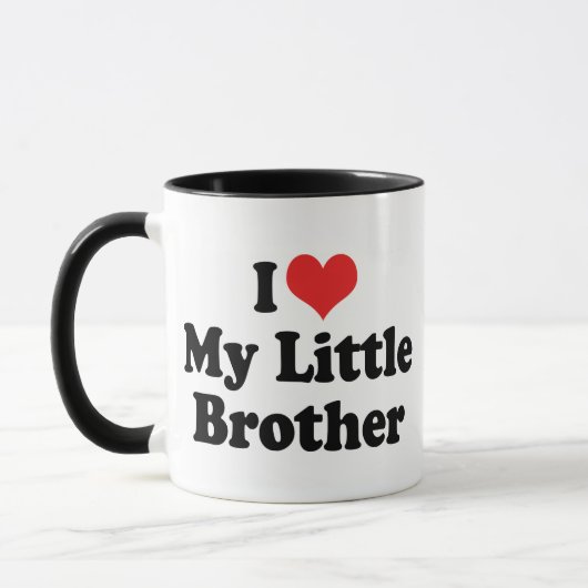 Ich Liebe mein kleiner Bruder Tasse (Links)