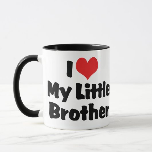Ich Liebe mein kleiner Bruder Tasse (Links)