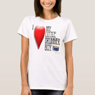 "ICH LIEBE MEIN KLEINER SCHLAGZEUGER-JUNGE " T-Shirt