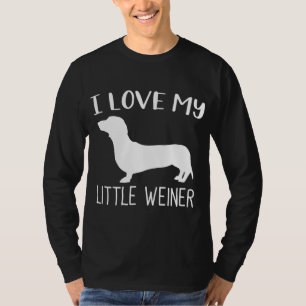 Ich Liebe mein kleiner Weiner Dackel Hund Lover Fu T-Shirt