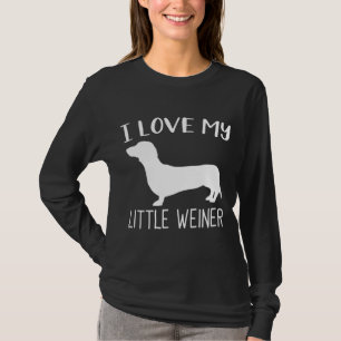 Ich Liebe mein kleiner Weiner Dackel Hund Lover Fu T-Shirt