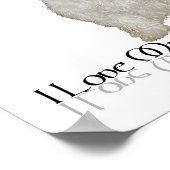 Ich Liebe mein kleiner weißer Hund - Westie Poster (Ecke)