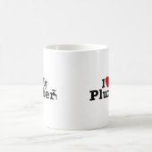 Ich Liebe mein Klempner Kaffeetasse (Mittel)